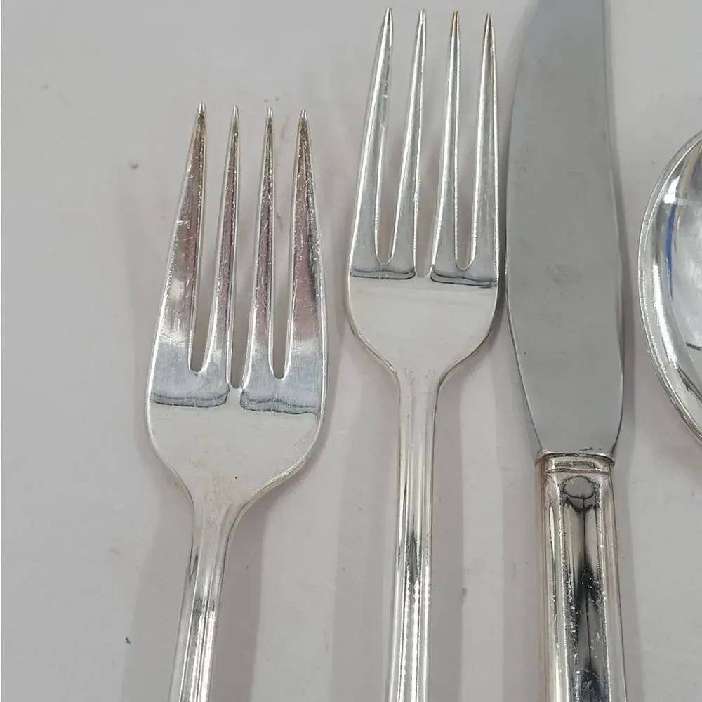 Rogers Brothers Silverplate Eternally‎ Yours Coquette 5 Piece Setting 4-8